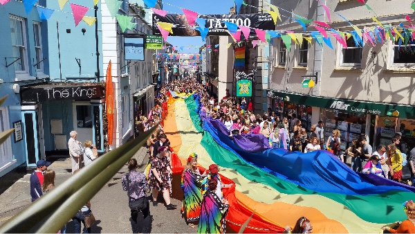 Celebrating Falmouth Pride in style with members of our LGBTQ+ community
