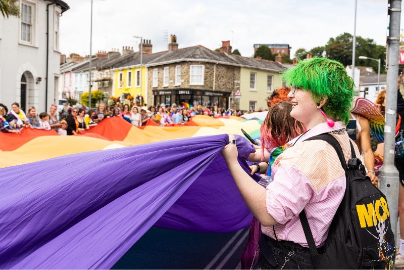 Celebrating Truro Pride in style with members of our LGBTQ+ community